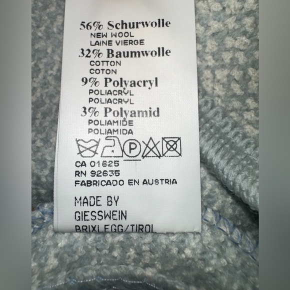 Giesswein - Wool/Cotton Jacket - Collectible - Vintage - Toddler Size 3 - Blue - Picture 5 of 8